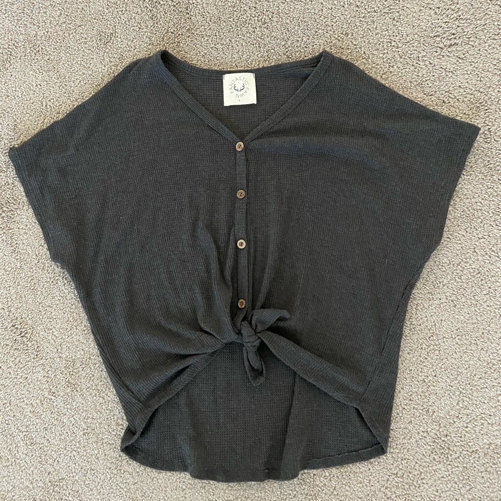 Tie front thermal